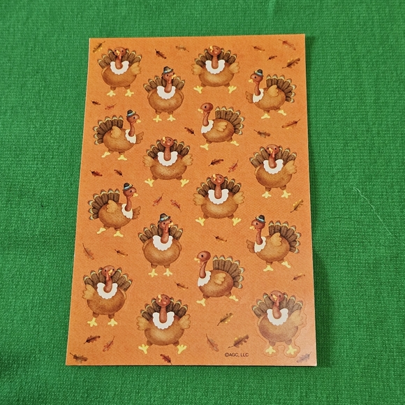 TH1:  Thanksgiving Sticker Bundle - 6 Sheets - American Greetings, Current, etc - Picture 5 of 8